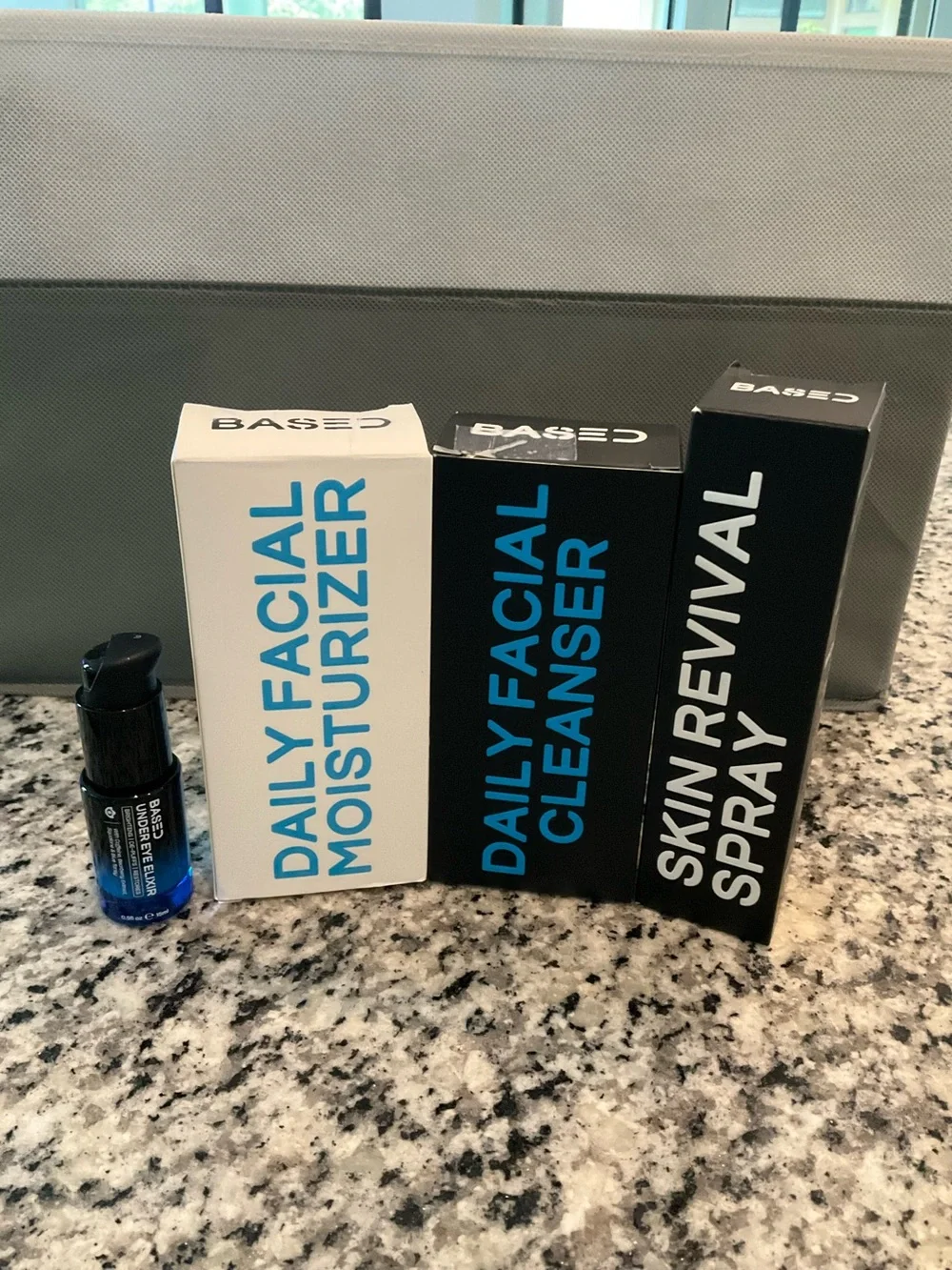Based Daily Facial Moisturizer& Cleanser,skin revival spray&under eye elixir NWT